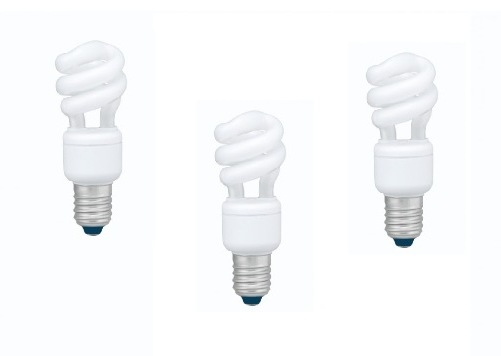 Set 3 becuri economice Panasonic EFD8E65HD3E-3, putere lampa 8W, echivalent pentru incandescenta 40W