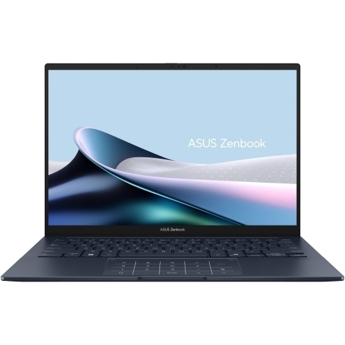 Laptop ASUS Zenbook 14 UX3405CA cu procesor Intel® Core™ Ultra 9 285H pana la 5.4GHz, 14”, 3K, OLED, 120Hz, 32GB LPDDR5X, 1TB SSD, Intel® Arc™ Graphics, Windows 11 Pro, Ponder Blue