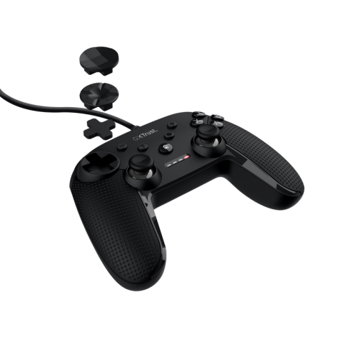 Controller cu fir Trust GXT 541 Muta, Negru pentru PC, Nintendo Switch
