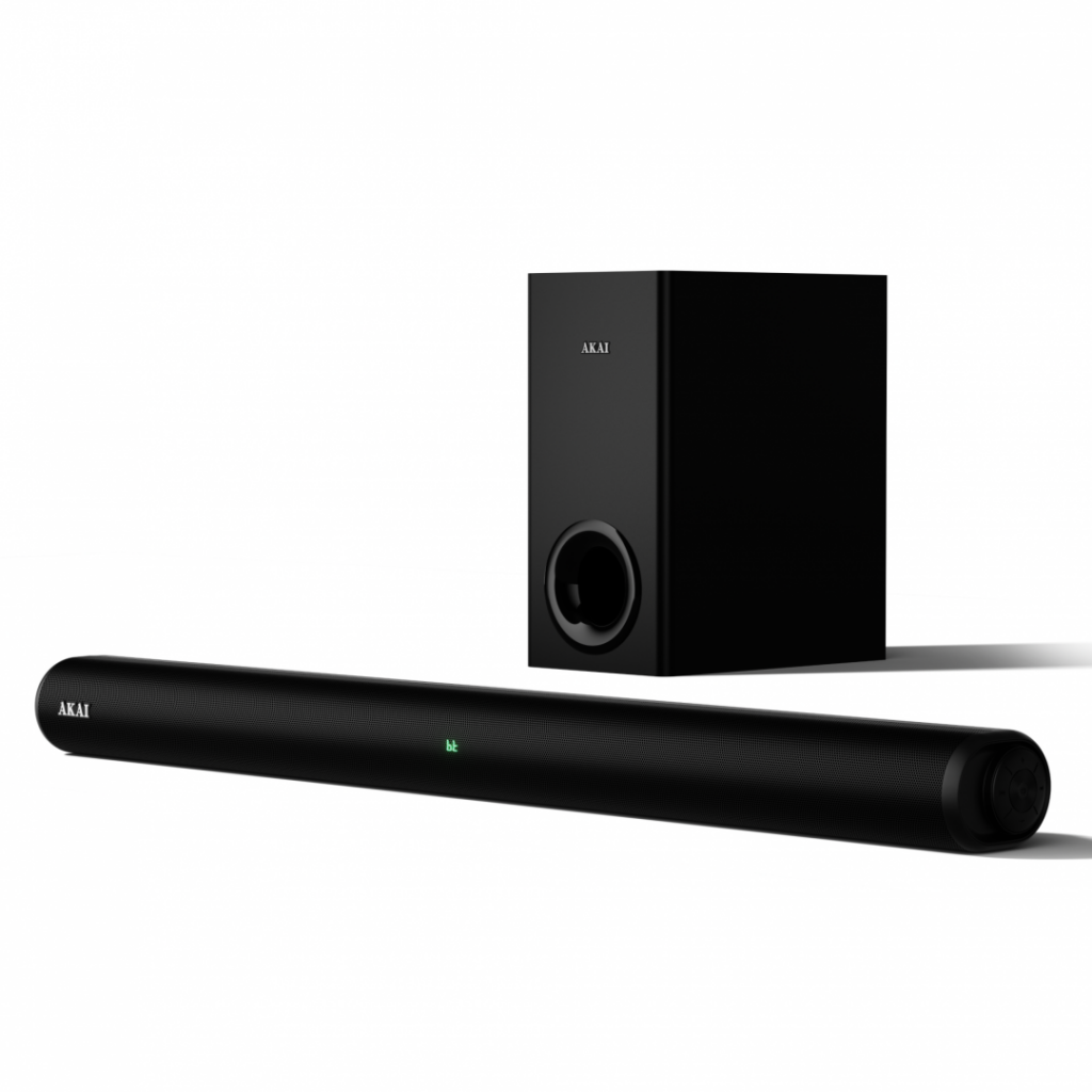 Soundbar AKAI ASB-8WSW, 2.1, 150W, Bluetooth, Subwoofer Wireless, HDMI ARC, Radio FM, Negru