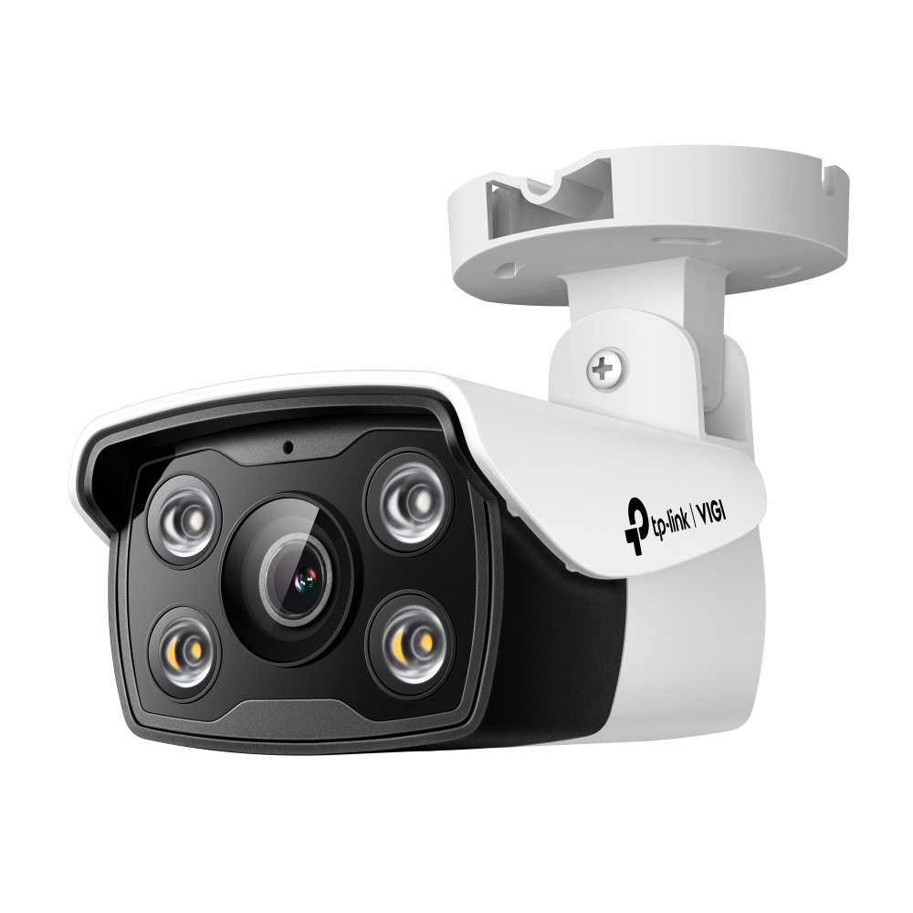 Camera de supraveghere TP-Link VIGI C340(4mm), 4MP HD, PoE, detectare inteligenta, full-color night vision, microfon integrat, suport ONVIF, IP66, control de la distanta