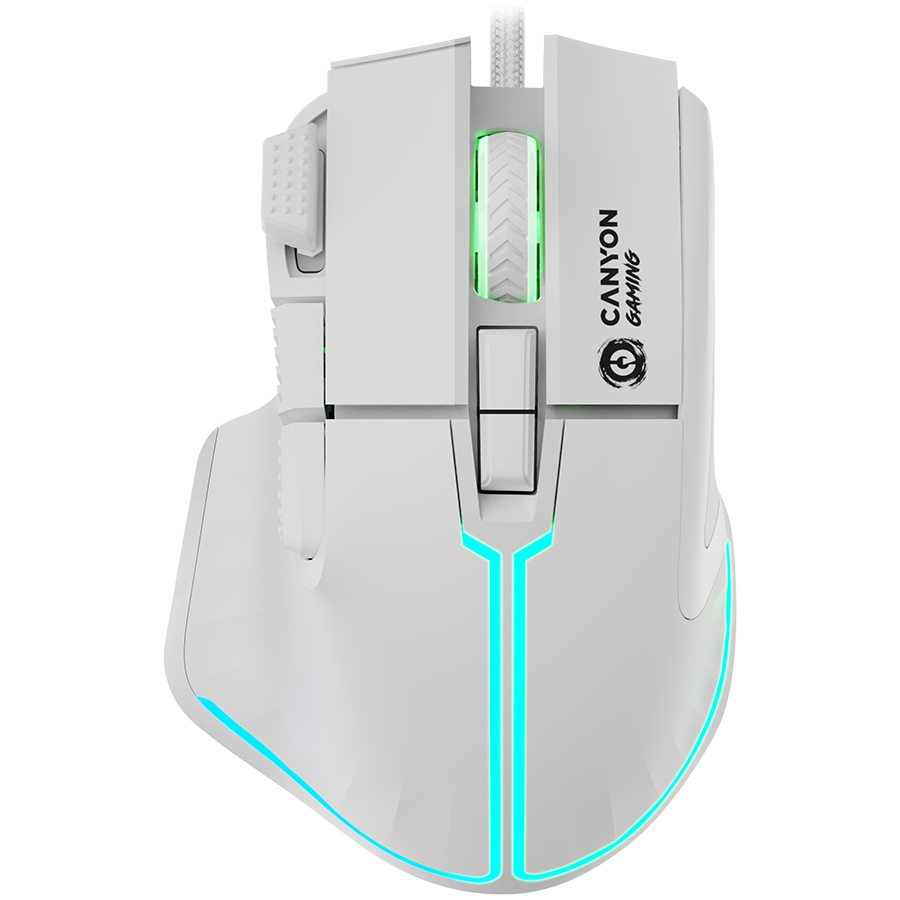 Mouse Gaming Canyon GM-636 Fortnax RGB White