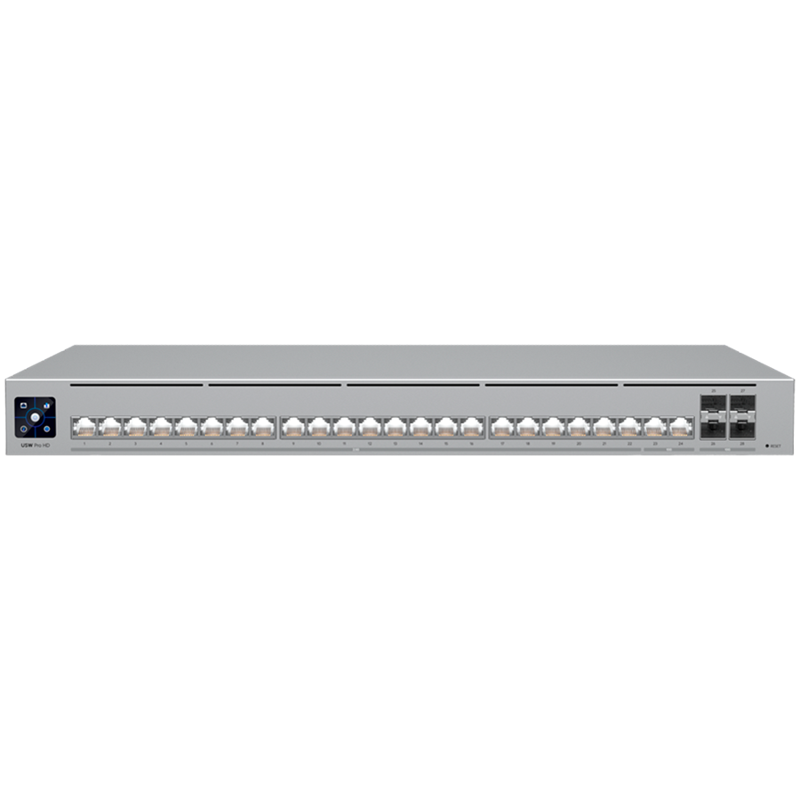 Switch Ubiquiti USW-PRO-HD-24, 24 porturi 100 / 1000 / 2500 Mbps