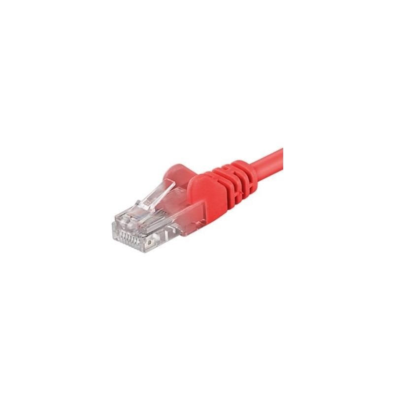 Patchcord UTP RJ45-RJ45 Categoria 5e 10m, rosu, cupru integral, 26AWG