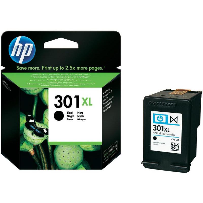Cartus cerneala HP 301XL, CH563EE, Negru, eligibil Instant Ink