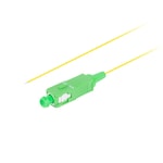 Adaptor retea fibra optica coada/Pigtail cu conector SC/APC, lungime 2m, Lanberg 43351, Easy Strip SM G657A1, galben Galben 2 m