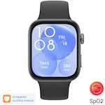 Smartwatch Huawei Watch FIT 3, Black Body with Black Fluoroelastomer Strap