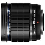 Obiectiv OM System M.Zuiko Digital ED 20mm f1.4 PRO, 40mm echivalent, compact, rezistent la intemperii, 63,4x61,7mm