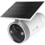 Kit camera de supraveghere + panou solar TP-Link Tapo C465, 8MP, 4K, 3840×2160, 18x zoom digital, Starlight Color Night Vision, Two-Way Audio, Detectie AI, alarma luminoasa si sonora, acumulator, montare fara cabluri, baterie 7800mAh, IP65