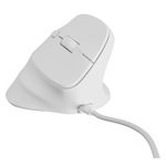 Mouse Natec Crake 2 Pro, 12800 dpi, alb, 112x84x69mm