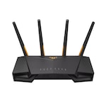 Router WiFi 6, ASUS, TUF Gaming AX4200 Dual Band, 574+3603 Mbps, 802.11 a/b/g/n/ac/ax, IPv4, IPv6, 1x WAN, 4x LAN, 1x USB 3.2 Gen 4, 2.4GHz/5GHz antena externa, AiMesh, Negru