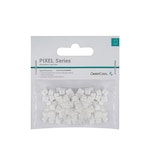 Accesoriu decorativ pentru carcasa DeepCool „PIXEL WH”, silicon, 5.4×5.4x4mm, pachet 100 buc, alb