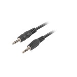 Cablu Audio Lanberg CA-MJMJ-10CC-0012-BK, 1.2 m, Mini Jack, Negru