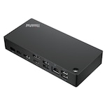 Port docking, Lenovo, 40AY0090EU, pentru notebook cu fir, USB 3.2 Gen 1 (3.1 Gen 1), Type-C, Negru