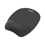 Mousepad ergonomic, Natec, Spuma cu memorie/Textil, 230 x 200 mm, Negru