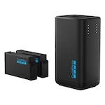 Încărcător dublu GoPro, set cu 2 acumulatori Enduro 1960 mAh, pentru MAX 2, USB 1 Încărcător dublu GoPro, set cu 2 acumulatori Enduro 1960 mAh, pentru MAX 2, USB