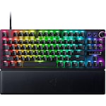 Tastatura Gaming Mecanica Razer Huntsman V3 Pro TKL 8KHz, USB Type-C, Chroma RGB, Switch-uri Optice Analog Gen 2, Layout US Negru