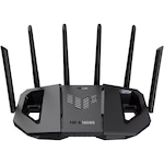 Router Gaming Wireless ASUS TUF Gaming BE9400, BE9400, Tri-Band, Quad-Core 1.5GHz CPU, 256MB/1GB Flash/RAM, 4K-QAM, MLO, 2.5G quad-port, AiProtection, Adaptive QoS, VPN Fusion, Instant Guard, IPTV, OFDMA, MU-MIMO, UTF-8 SSID, Port forwarding, AiMesh