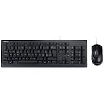 Kit tastatura + mouse cu fir ASUS U2000, Negru