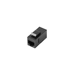 Cuplaj modular , Lanberg , Feed/Thru Keystone RJ45->RJ45 UTP cat5e , negru