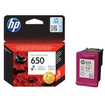 Cartus cerneala HP 650 Tri-Color InkAdvantage Original, ~200 pag, pt Deskjet 2515, 1515, 2645, 2545, 4645, 1015, 3545, 3515, 4515