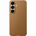Husa de protectie Samsung Kindsuit Leather Case pentru Galaxy S25, Gold