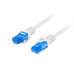 Cablu patchcord S/Ftp Cat.6A, Lanberg, 3m, Alb/Albastru