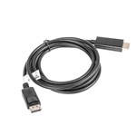 Cablu DisplayPort (DP)-HDMI, Lanberg, lungime 1.8m, tata, rezolutie FHD, 60 Hz, unidirectional