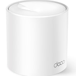 Sistem Mesh TP-Link Deco X10 (1-pack) Wi-Fi 6 Dual-Band Gigabit AX1500, cu acoperire completa pentru casa, Seamless Roaming, Self-Healing, Adaptive Path, Antivirus, Control Parental si Control Vocal