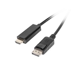 Cablu DisplayPort v.1.1 la HDMI, 5 m, CA-DPHD-10CC-0050-BK, Lanberg, unidirectional