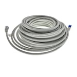 Cablu ecranat S / FTP, Lanberg 42726, cat 6A, mufat 2xRJ45, lungime 15 m, AWG 26, 500 MHz, LSZH, de legatura retea, ethernet, gri Gri 15 m