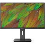 Monitor LED VA Philips 31.5″, UHD (3840×2160), 60Hz, 4ms, Boxe 3W x2, Hub USB, 2x HDMI, Display Port, Jack, Pivot, negru