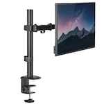 Suport monitor Maclean MC-753N, 17-32”, max. 9 kg, VESA 75×75/100×100, reglabil ±45° inclinare, rotatie 180°, montaj pe birou sau in gaura de cablu, negru