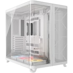 Carcasa Corsair AIR 5400 RS-R ARGB Tempered Glass Mid-Tower, Alb
