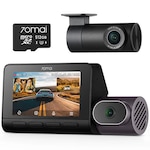 Camera auto DVR 70mai T800 Premium 4K , Senzori Sony Starvis 2 , cu 3 obiective (Fata 4K +Interior 1080p )+ camera spate 70mai RC41 4K, Display 1.4″, Card Micro SD 512GB inclus , 146 FOV, ADAS, GPS, Night Vision,Wi-Fi