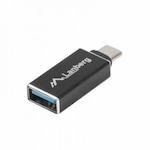 Adaptor , Lanberg , USB C(tata)/USB A mama 3.1 , negru