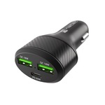 Incarcator auto, Natec, 84W, 2xUSB-A, Negru