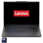 Laptop Lenovo ThinkPad E14 Gen 6 cu procesor Intel® Core™ Ultra 5 125U pana la 4.3GHz, 14″ WUXGA, IPS, 32GB DDR5 RAM, 1TB SSD, Intel® Graphics, No OS, Black, 3Y Onsite upgrade