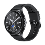 Smartwatch Xiaomi Watch 2 Pro, Bluetooth Black Case, Black Fluororubber Strap