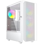 Carcasa Gembird Fornax 4000W ARGB ATX Midi Tower Alb