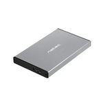 Carcasa de protectie pentru hdd extern, Natec, Rhino GO SATA USB 3.0, 2.5”, gri