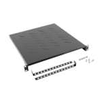 Sertar fix pentru dulap , Lanberg , 1U , 483 x 500 mm , 19” , negru