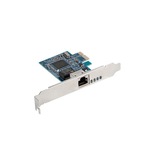 Placa de retea, Lanberg, 1GB, PCI-E, RJ45, Gri