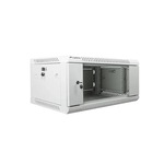 Dulap metalic montat pe perete din pachet demontabil, Lanberg, 4U, 600x450mm, 19 ”, gri