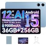 Tableta Blackview MEGA 3, 12.1 inch, Android 15, 2.4GHz+5GHz, WiFi 6, 36GB Ram(12GB + 24GB extensibili 2TB), 256GB ROM, Tableta Android de 12 inch cu ecran FHD+, 2K1200×2000, 9000mAh, Albastru