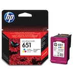 Cartus cerneala HP 651 Tri-color, Original, InkAdvantage, ~300pag, pt HP OfficeJet 202