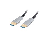 Cablu, Lanberg, HDMI to HDMI, 80m, Negru/Argintiu