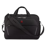 Geanta laptop Wenger Meteor Brief 17″, neagra, 450x310x170mm, cu buzunar pentru tableta