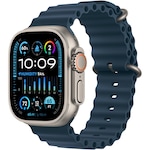 Apple Watch Ultra 2, GPS, Cellular, Carcasa Titanium 49mm, Blue Ocean Band