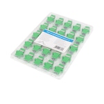 Set 25 adaptoare retea fibra optica cu conectori SC/APC, Lanberg 43362, SM SIMPLEX, cu capace transparente, verzi Verde 0 cm